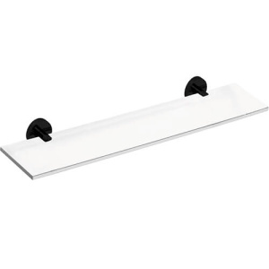 Полка стекло 600 Dark Bemeta 104102040